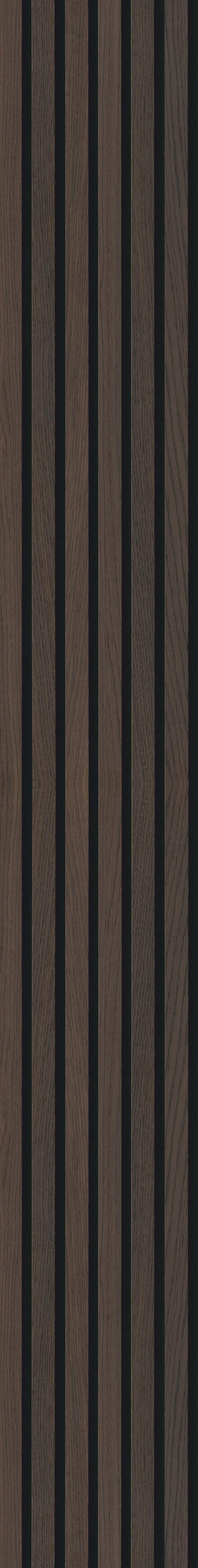 Novel Akustikpaneel Eiche dunkel acous Comfort 30x1.1x250 cm