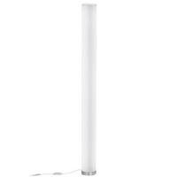 LED ÁLLÓLÁMPA - króm/fehér, Trend, műanyag (13/150cm) - Novel