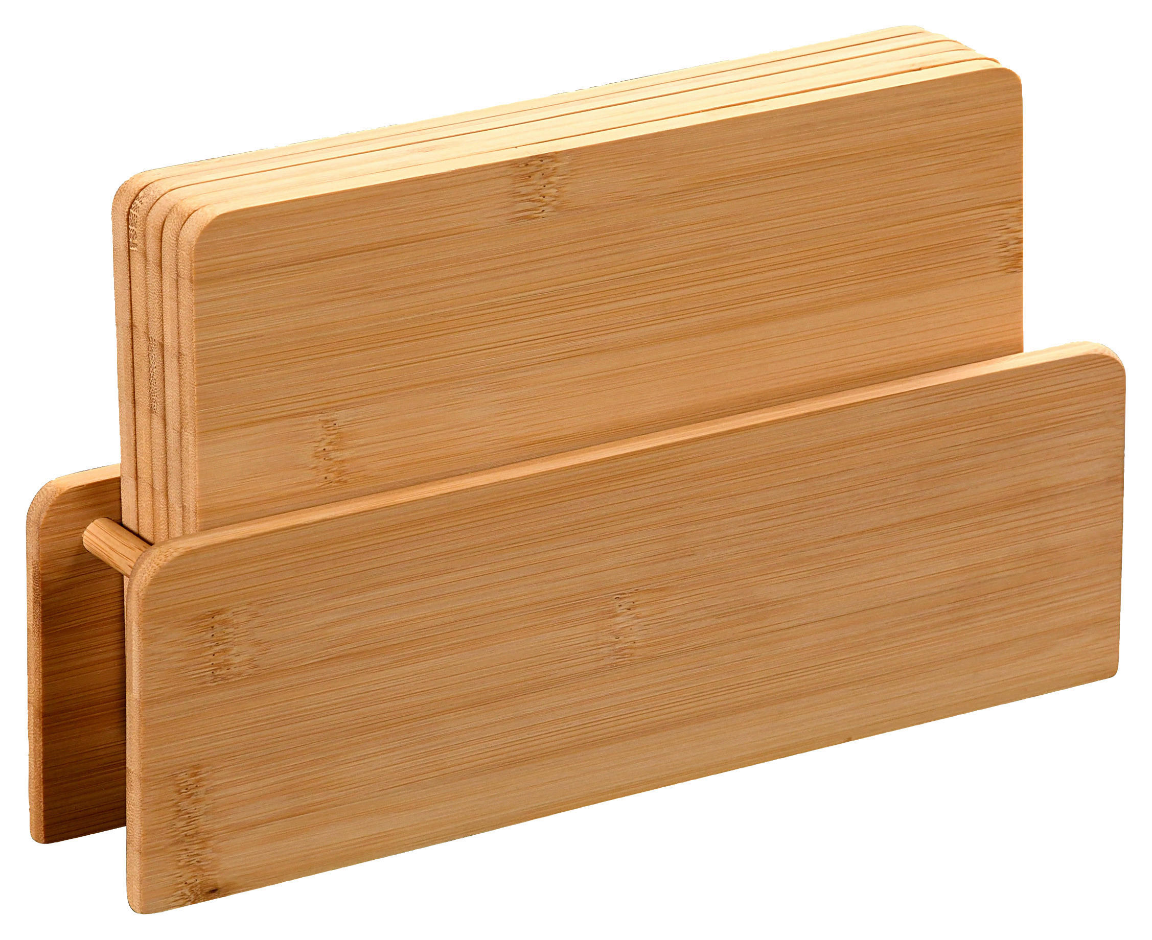 SCHNEIDEBRETT-SET Holz Bambus  - Hellbraun, Basics, Holz (29/6/18cm) - Kesper