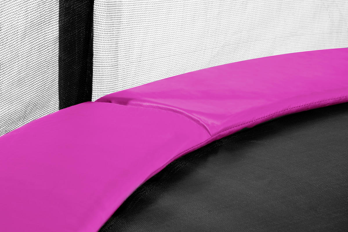 TRAMPOLIN SALTA COMBO 584P Schwarz, Pink  - Pink/Schwarz, KONVENTIONELL, Kunststoff/Metall (305cm)