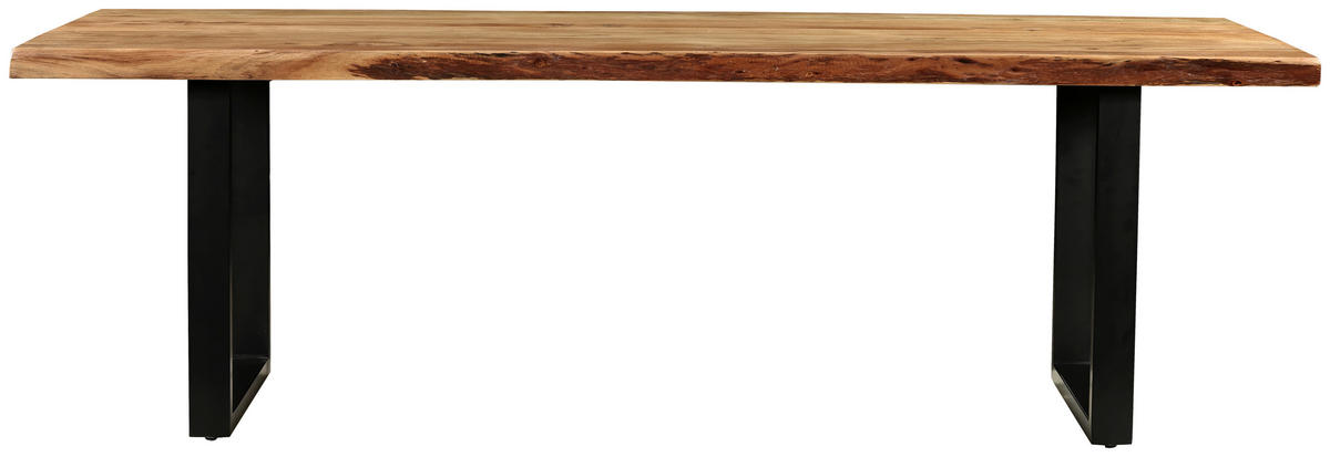 STOL ZA BLAGOVAONICU  crna, boje bagrema  drvo, metal      - boje bagrema/crna, Moderno, drvo/metal (240/110/76cm) - MID.YOU