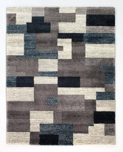 WEBTEPPICH  65/130 cm  Grau, Petrol   - Petrol/Grau, KONVENTIONELL, Textil (65/130cm) - Novel