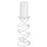 KERZENHALTER - Weiß, Design, Metall (11,5/26cm) - Ambia Home KERZENHALTER - Weiß, Design, Metall (11,5/26cm) - Ambia Home