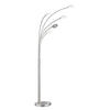 LED-STEHLEUCHTE 79/225 cm    - Chromfarben/Nickelfarben, Basics, Glas/Metall (79/225cm) - Fischer & Honsel