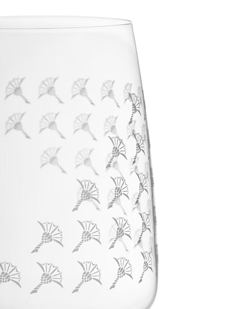 WEIßWEINGLAS Faded Cornflower 400 ml 2-teilig - Design, Glas (8,1/21,0cm) - Joop!