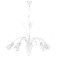 KRONLEUCHTER ANTRON 70/70/100 cm   - Weiß, KONVENTIONELL, Glas/Metall (70/70/100cm)