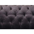 CHESTERFIELD-SOFA Grün Flachgewebe  - Schwarz/Grün, LIFESTYLE, Textil/Metall (220/80/100cm) - Landscape