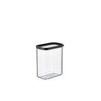 VORRATSDOSE MODULA 1,5 L  - Transparent/Schwarz, KONVENTIONELL, Kunststoff (1,5l) - Mepal