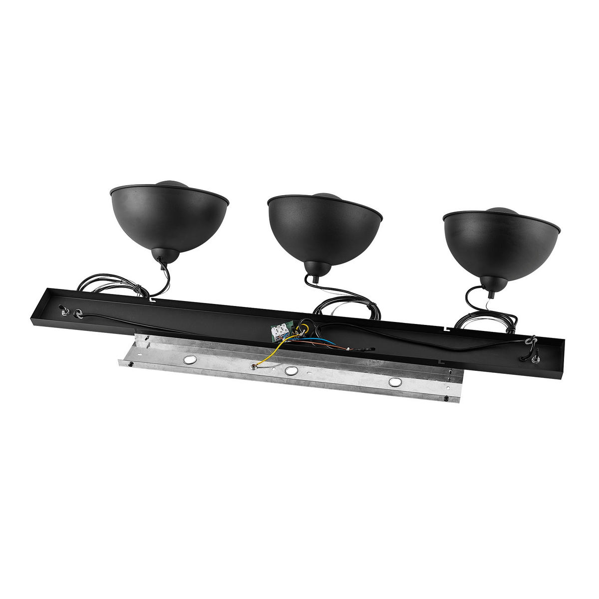 HÄNGELEUCHTE Crosby 120,5/25/150 cm   - Goldfarben/Schwarz, LIFESTYLE, Metall (120,5/25/150cm) - Marama