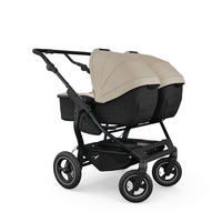 GESCHWISTERWAGEN Duo 2-in-1 Kombi  - Sandfarben/Anthrazit, Basics, Textil/Metall (79/111/110cm) - TFK