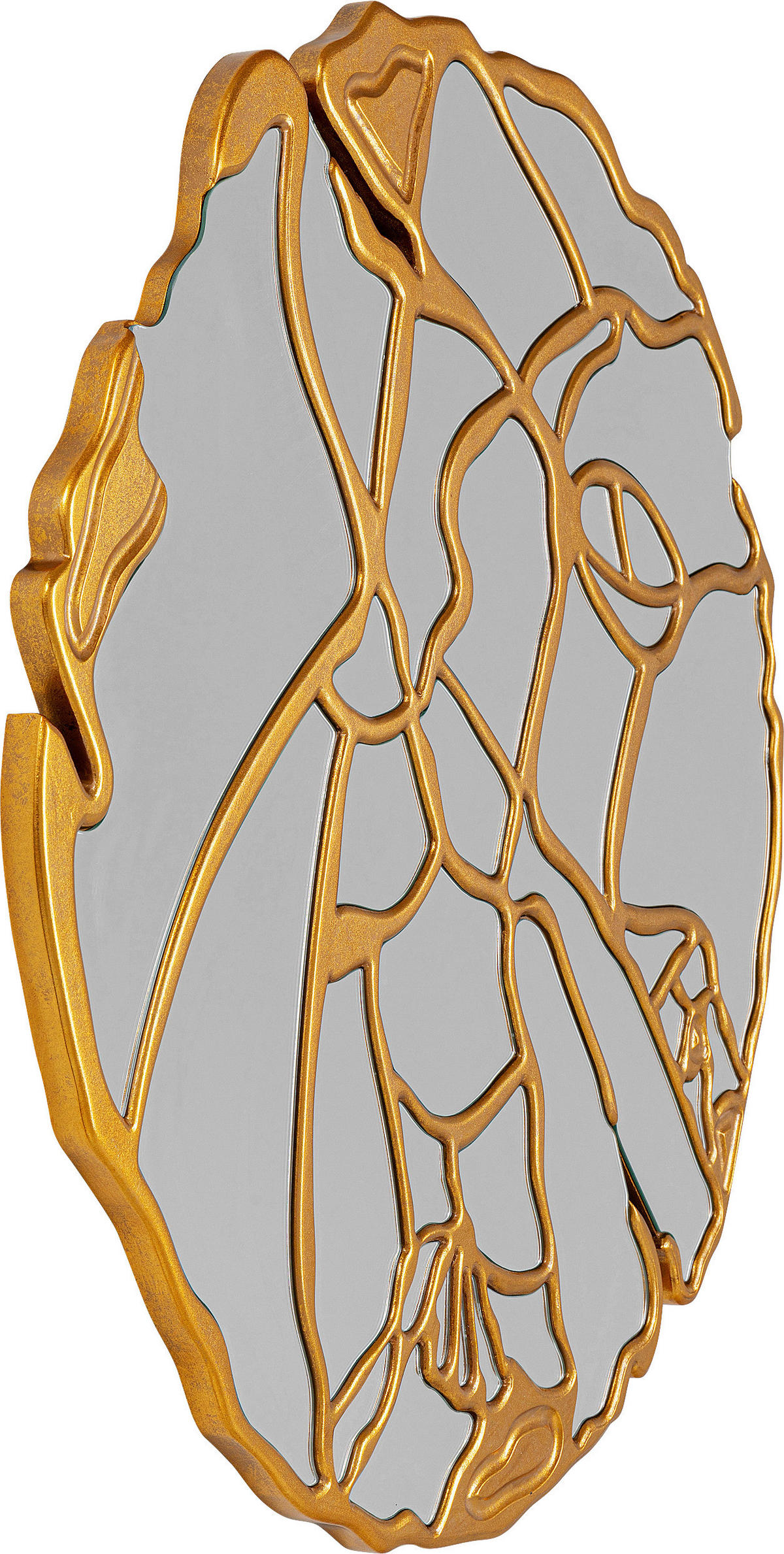 WANDSPIEGEL 100/100/2,5 cm  - Goldfarben, MODERN, Glas/Holzwerkstoff (100/100/2,5cm) - Ambia Home