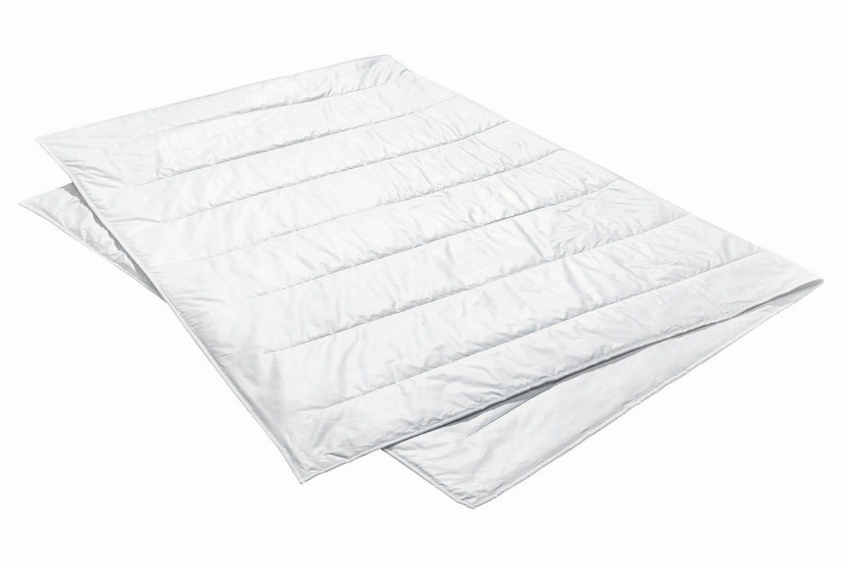 LETNÍ PŘIKRÝVKA, 135/200 cm,  - bílá, Basics, textil (135/200cm) - Centa-Star