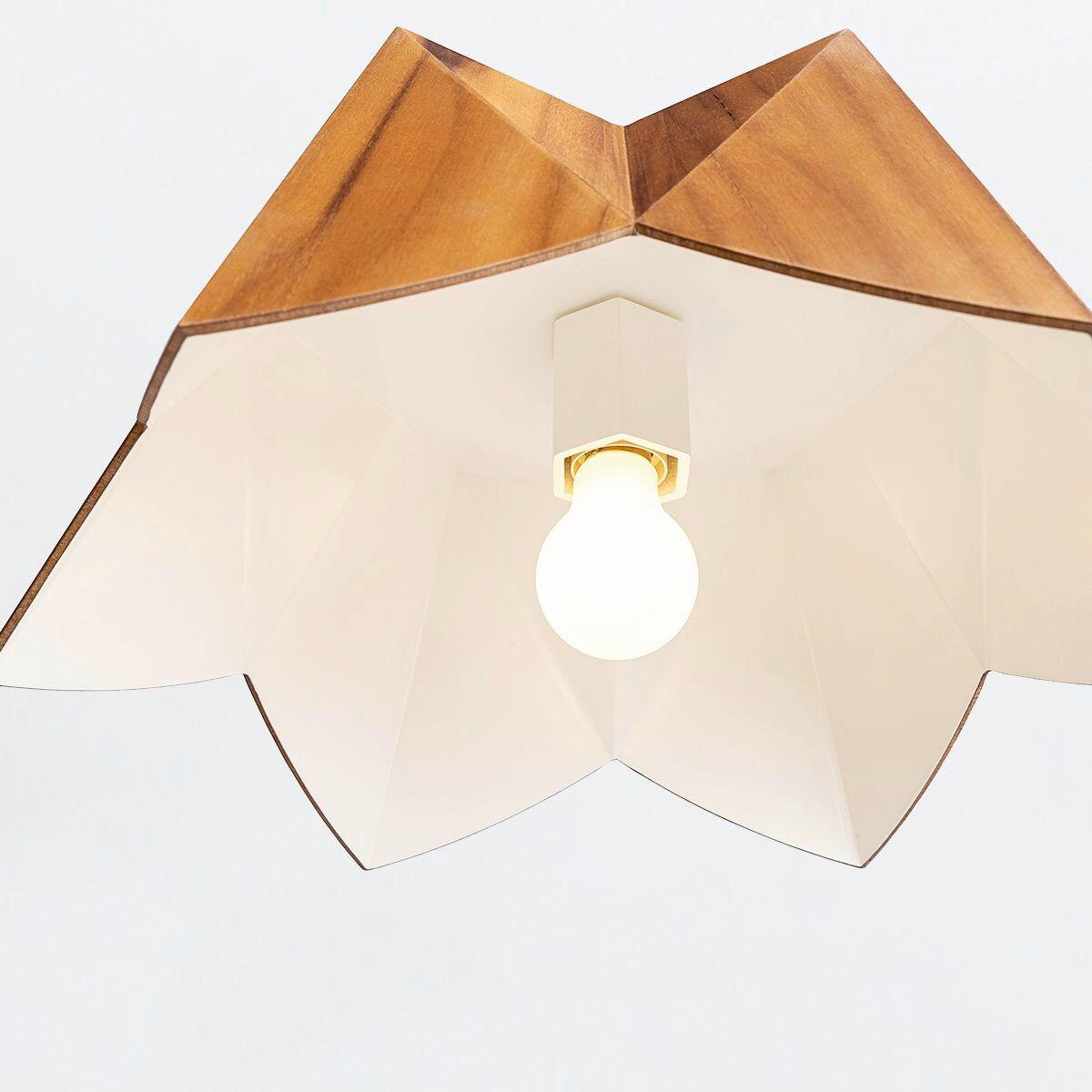 HÄNGELEUCHTE 52,4/19,5 cm    - Eichefarben, Natur, Holz/Metall (52,4/19,5cm) - Elstead Lighting