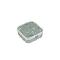 BROTZEITBOX - Salbeigrün/Multicolor, KONVENTIONELL (18,4/18,2/6,5cm) - Mepal