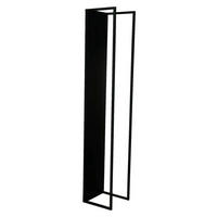 KAMINHOLZREGAL 25/140/25 cm  Metall  - Schwarz, Basics, Metall (25/140/25cm) - Landscape