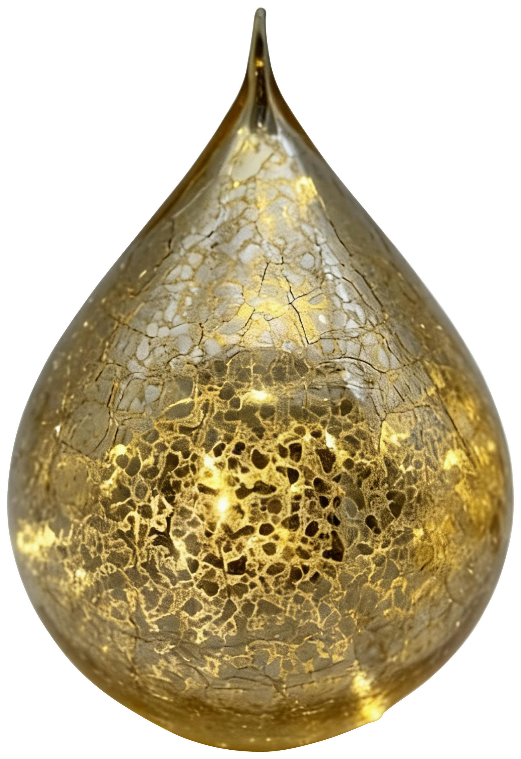 LED-DEKOLEUCHTE 12/15 cm  - Goldfarben, LIFESTYLE, Glas/Kunststoff (12/15cm) - X-Mas