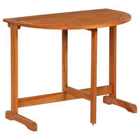 GARTENKLAPPTISCH Holz Naturfarben rund  - Naturfarben, KONVENTIONELL, Holz (90/72/60cm) - Gardenson