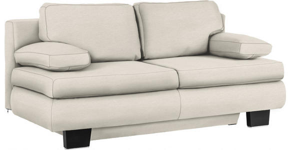 SCHLAFSOFA Macy in Flachgewebe Creme  - Wengefarben/Creme, KONVENTIONELL, Holz/Textil (203/94/100cm) - Novel