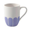 BECHER Fleur Bleu    - Weiß/Hellblau, MODERN, Keramik (11,5/8/10,5cm) - Villeroy & Boch