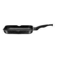 GRILLPFANNE Titanium Granit Advanced  - Schwarz, Basics, Metall (28/28/4.5cm) - GSW