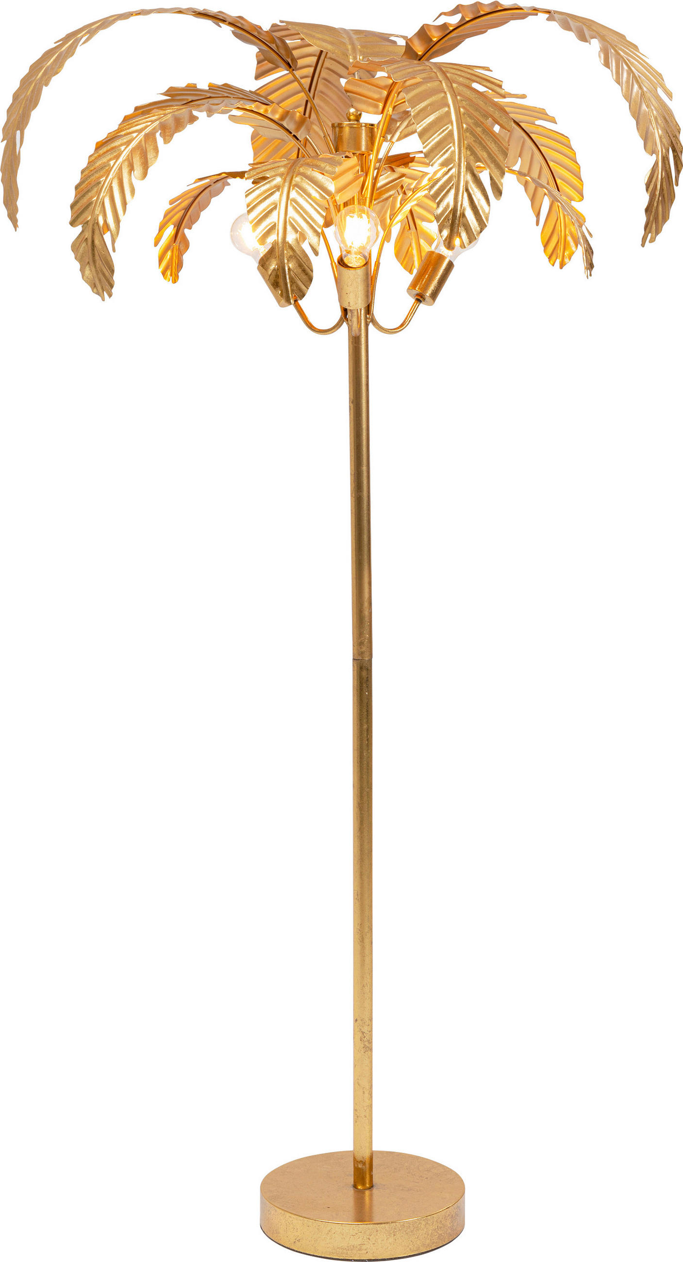 STEHLEUCHTE   90/170/90 cm   - Goldfarben, Design, Metall (90/170/90cm) - Kare-Design