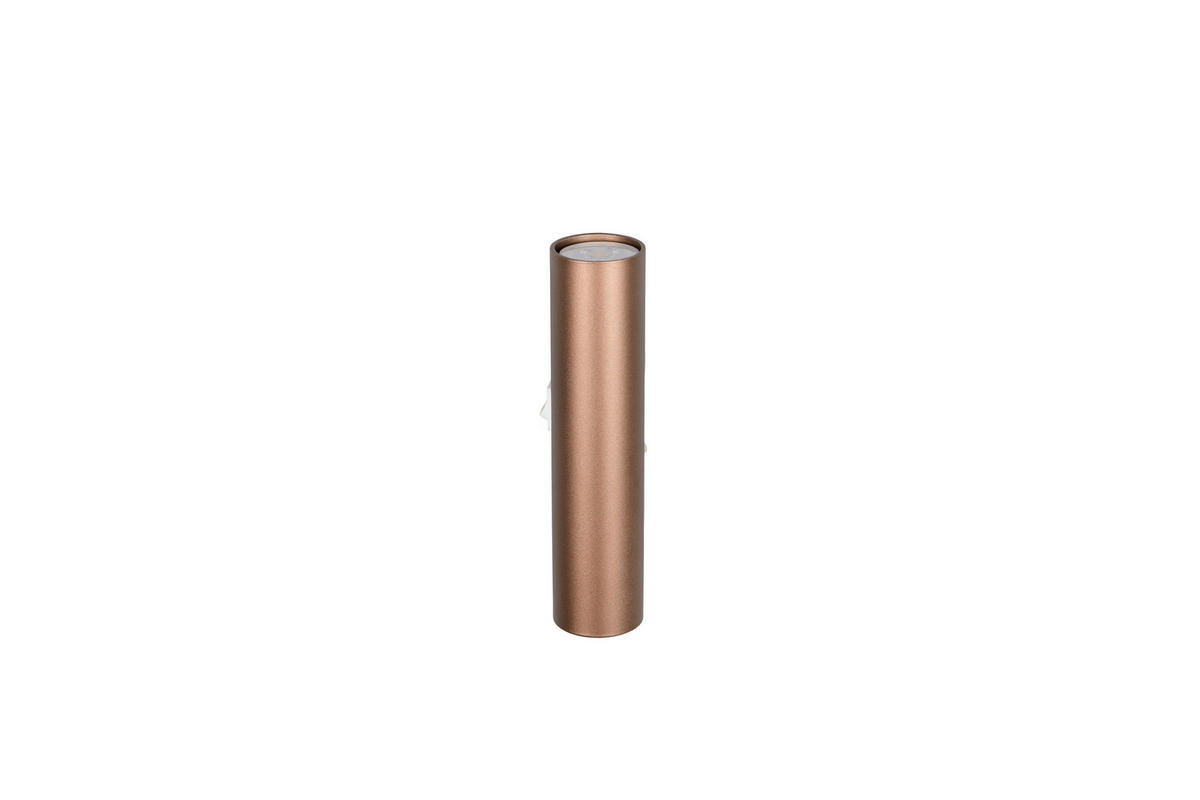 WANDLEUCHTE Taryn 4/18/7 cm   - Braun, Design, Metall (4/18/7cm)