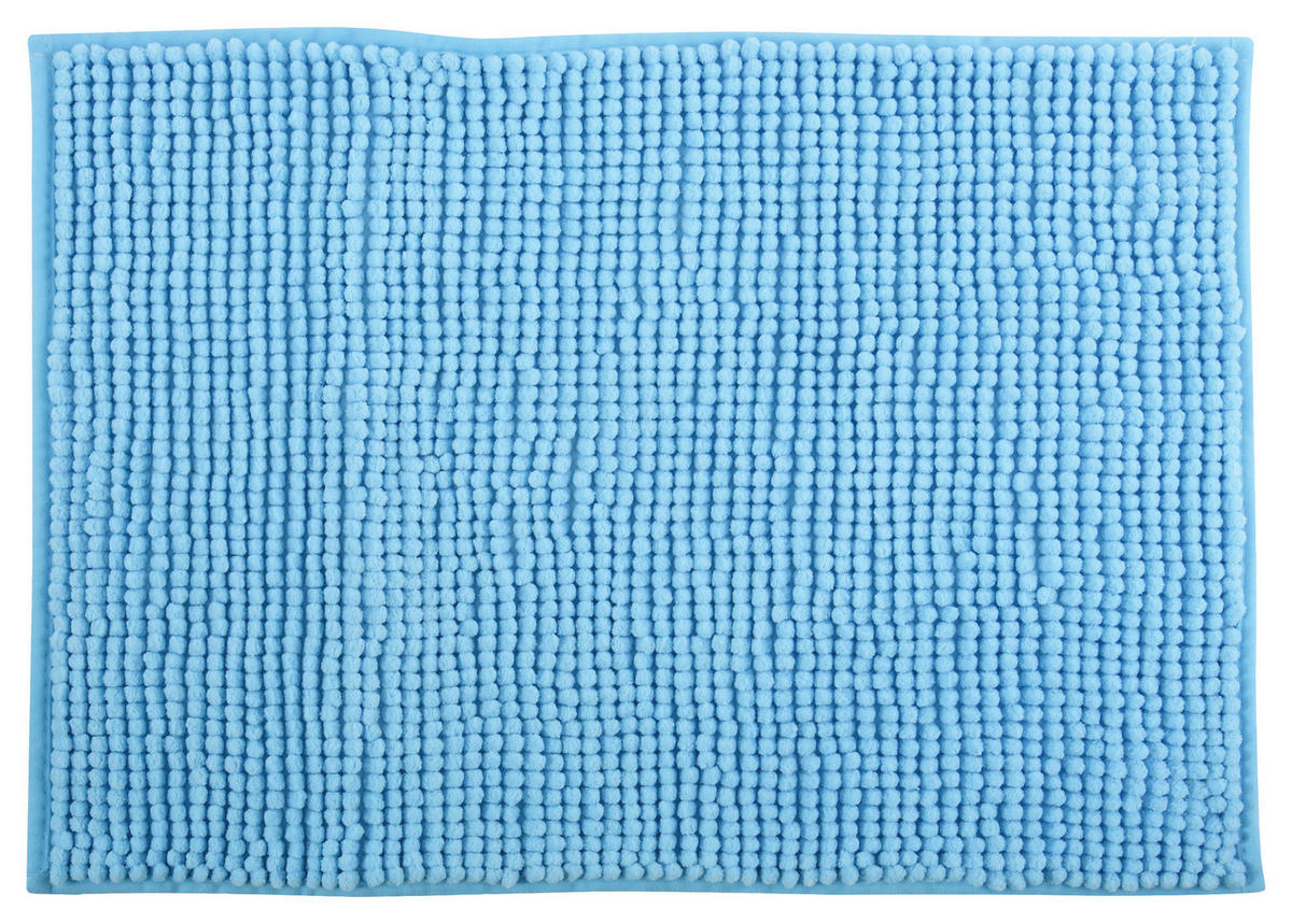 BADTEPPICH Hellblau 50/80 cm  - Hellblau, KONVENTIONELL (50/80cm) - Spirella