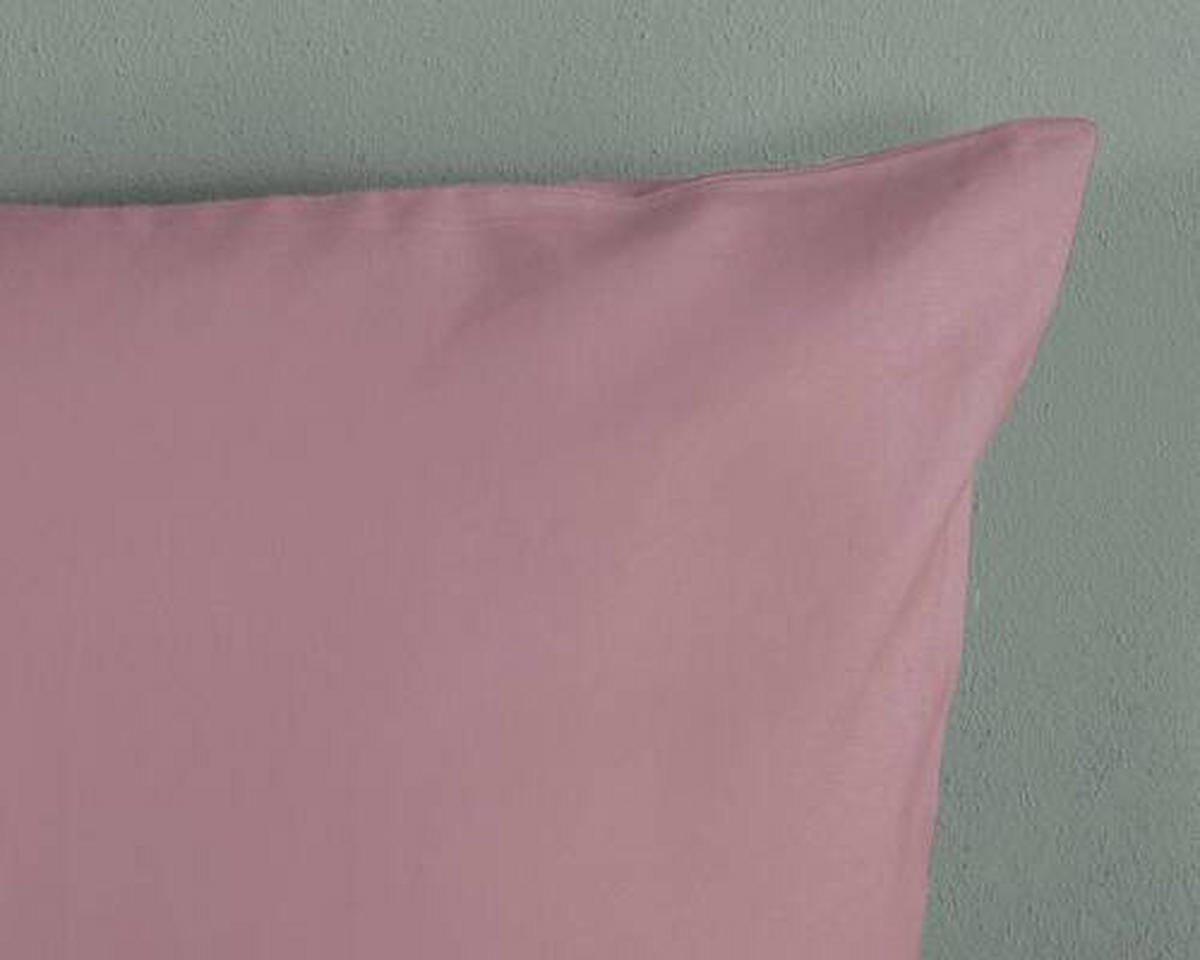 BETTWÄSCHE Uni Dusty Pink Satin 135/200 cm  - Altrosa, Basics, Textil (135/200cm)