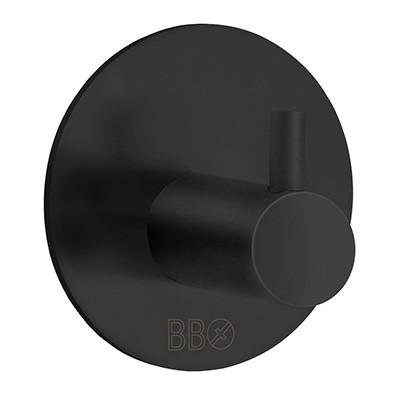 XXXLutz Haken Beslagsboden Rund Schwarz 4.8x4.8x3 cm