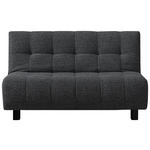 SCHLAFSOFA  in Dunkelgrau  - Dunkelgrau/Schwarz, Design, Textil/Metall (145/92/102cm) - Novel