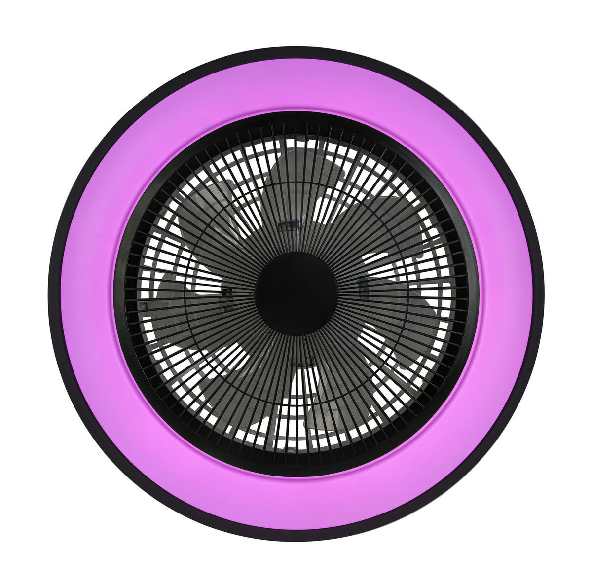 DECKENVENTILATOR - Schwarz/Weiß, Trend, Kunststoff/Metall (58/14,5cm) - Mican