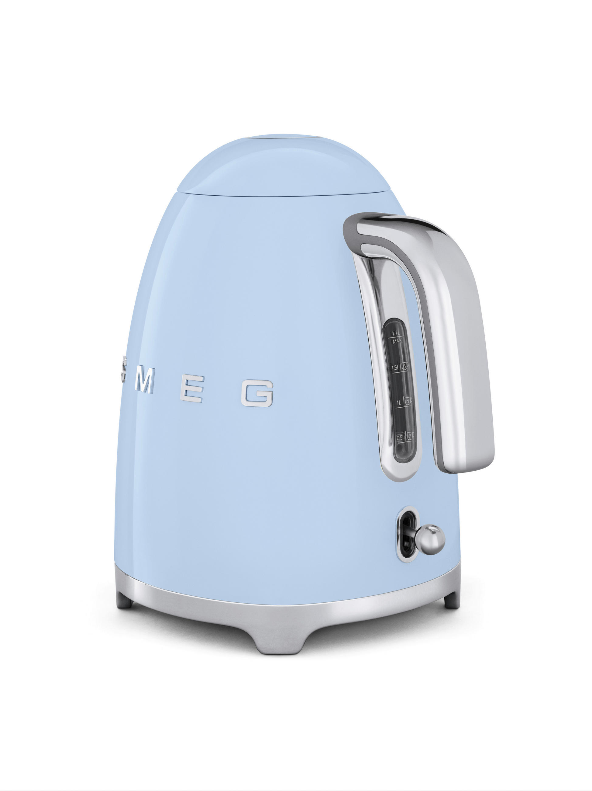 WASSERKOCHER 50´s Style 1,7 L  - Hellblau, Basics, Metall (22,3/24,8/17,1cm) - SMEG