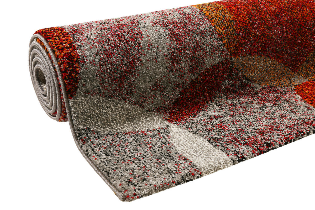 WEBTEPPICH 133/200 cm ESP-21627-112 Rot, Dunkelrot, Weinrot, Rotbraun  - Rotbraun/Rot, KONVENTIONELL, Textil (133/200cm) - Esprit