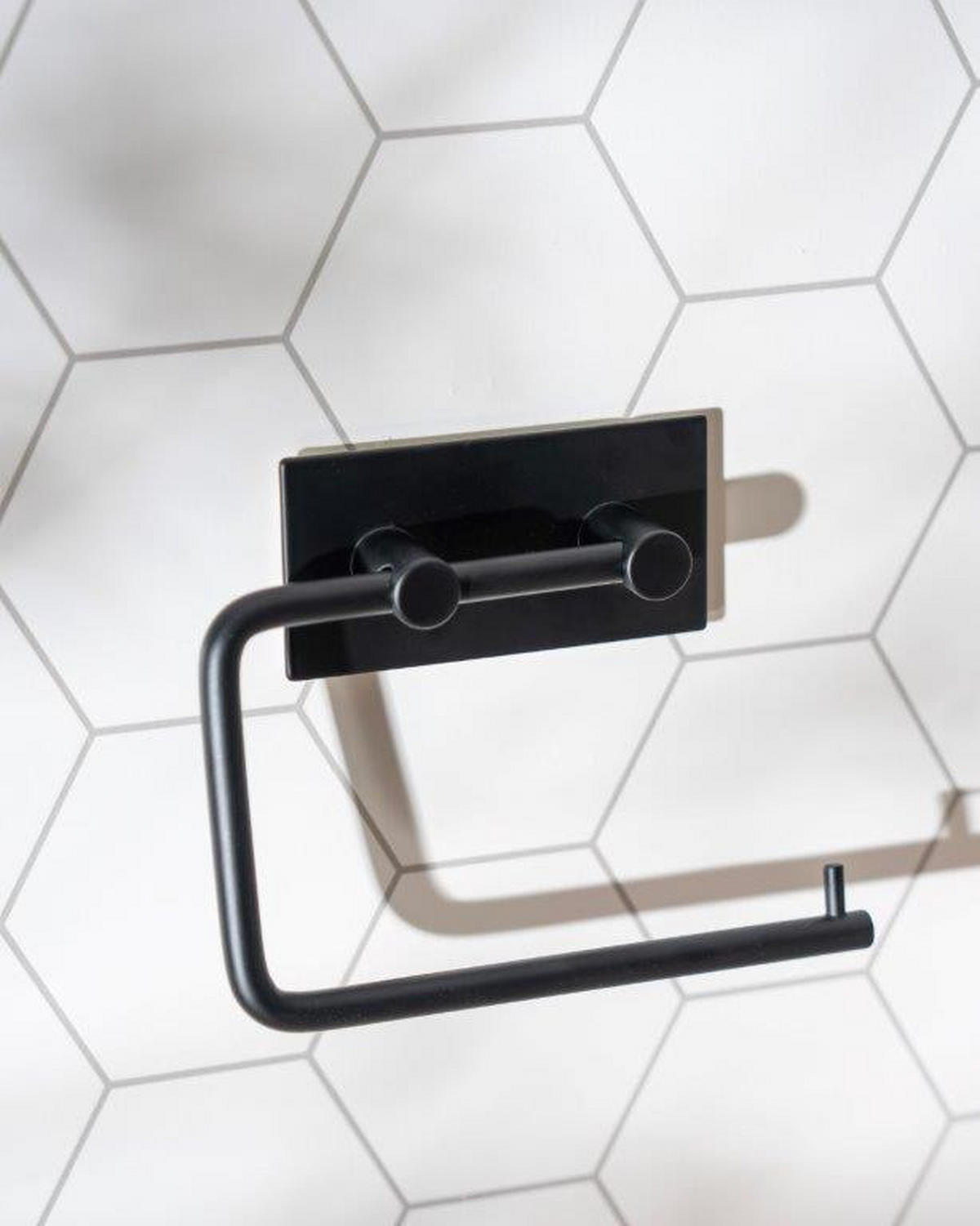 DRŽALO ZA TOALETNI PAPIR - črna, Konvencionalno, kovina (13,4/10,7/3cm) - Smedbo