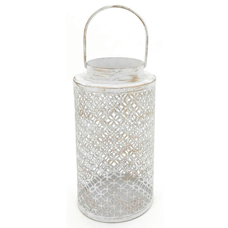 LUCERNA kov, sklo - bílá, Trend, kov/sklo (11.5/22/11.5cm)