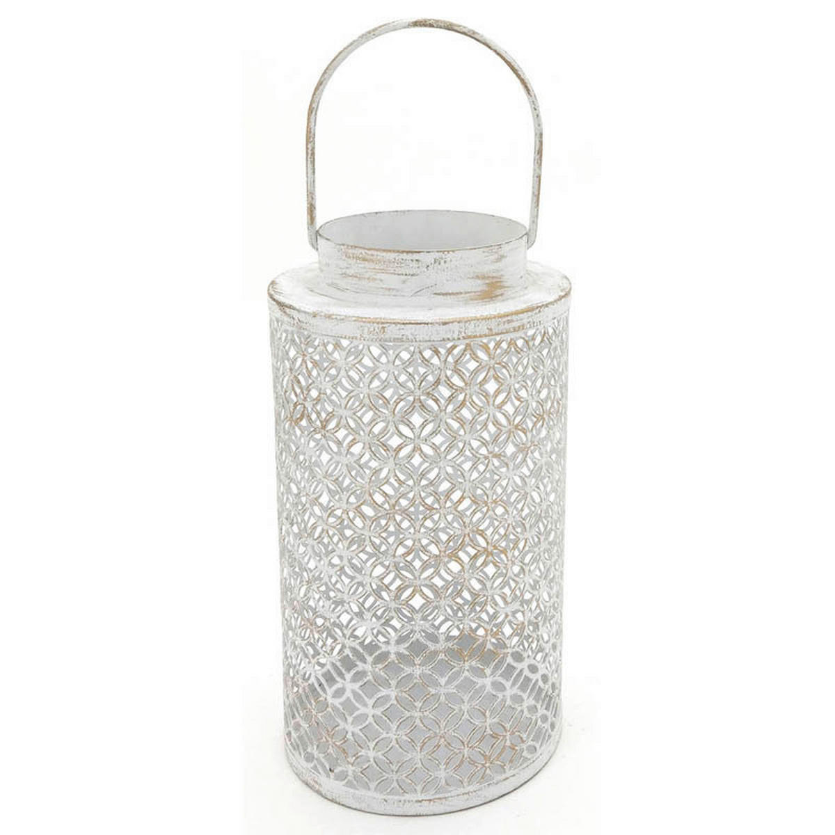 LUCERNA kov, sklo - bílá, Trend, kov/sklo (11.5/22/11.5cm)