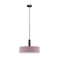 FÜGGŐLÁMPA 50/115 cm  - orgona, Basics, műanyag/textil (50/115cm)
