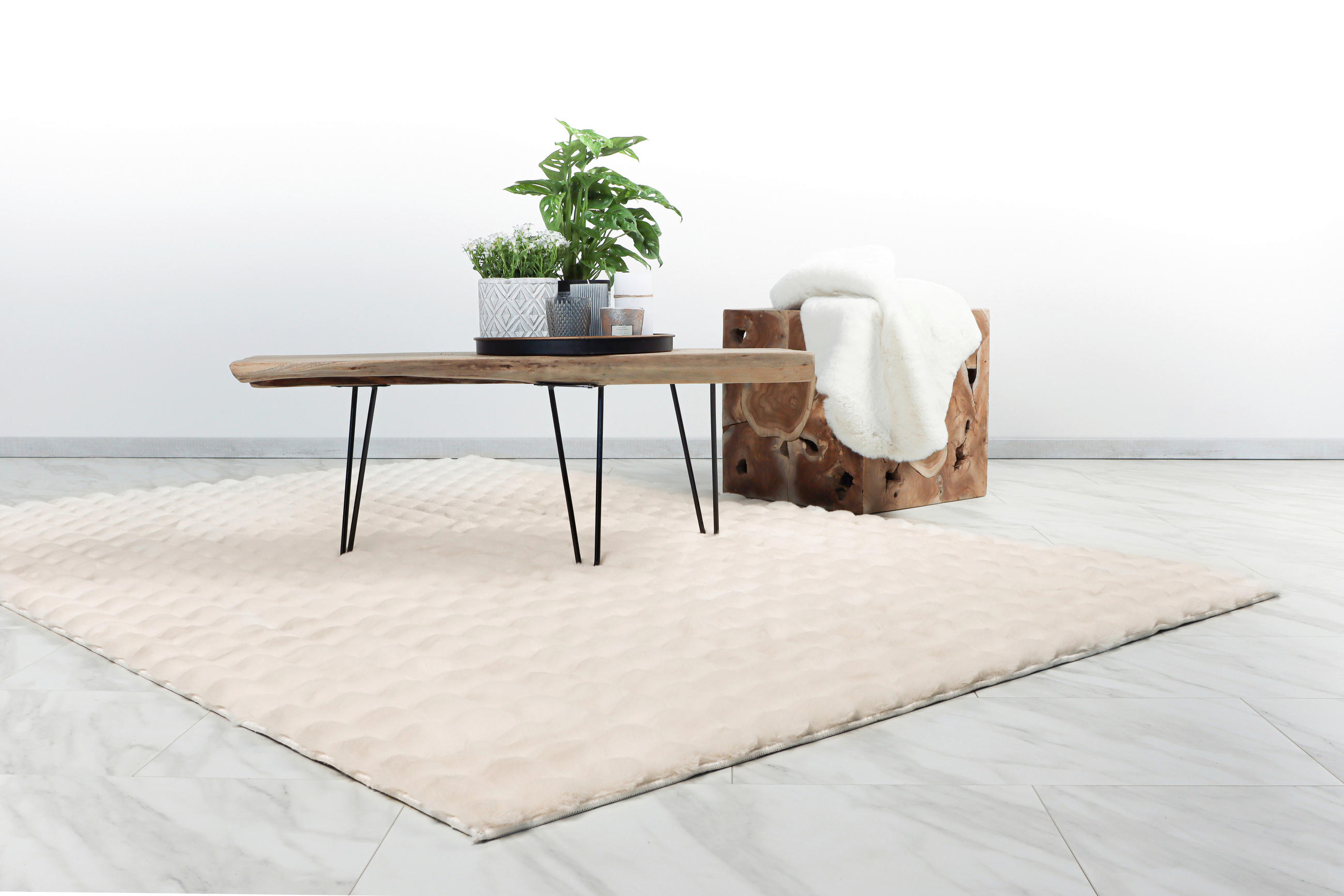 HOCHFLORTEPPICH 160/230 cm Harmony 800 Ivory Creme  - Creme, KONVENTIONELL, Textil (160/230cm)
