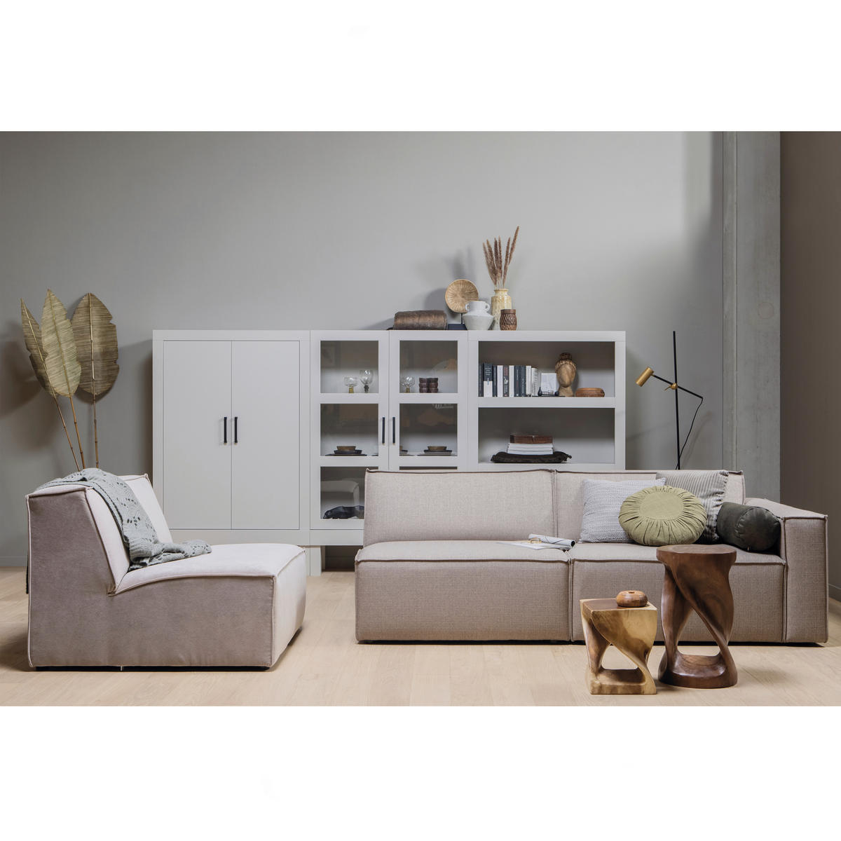 KOMMODE Bonk, 107/160/39 cm,  - Grau, Design, Holz (107/160/39cm) - Livetastic