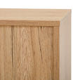 SIDEBOARD WABI 180/81/40 cm 3 Schublade(n)  - Eichefarben/Schwarz, Design, Holz/Holzwerkstoff (180/81/40cm) - Xora