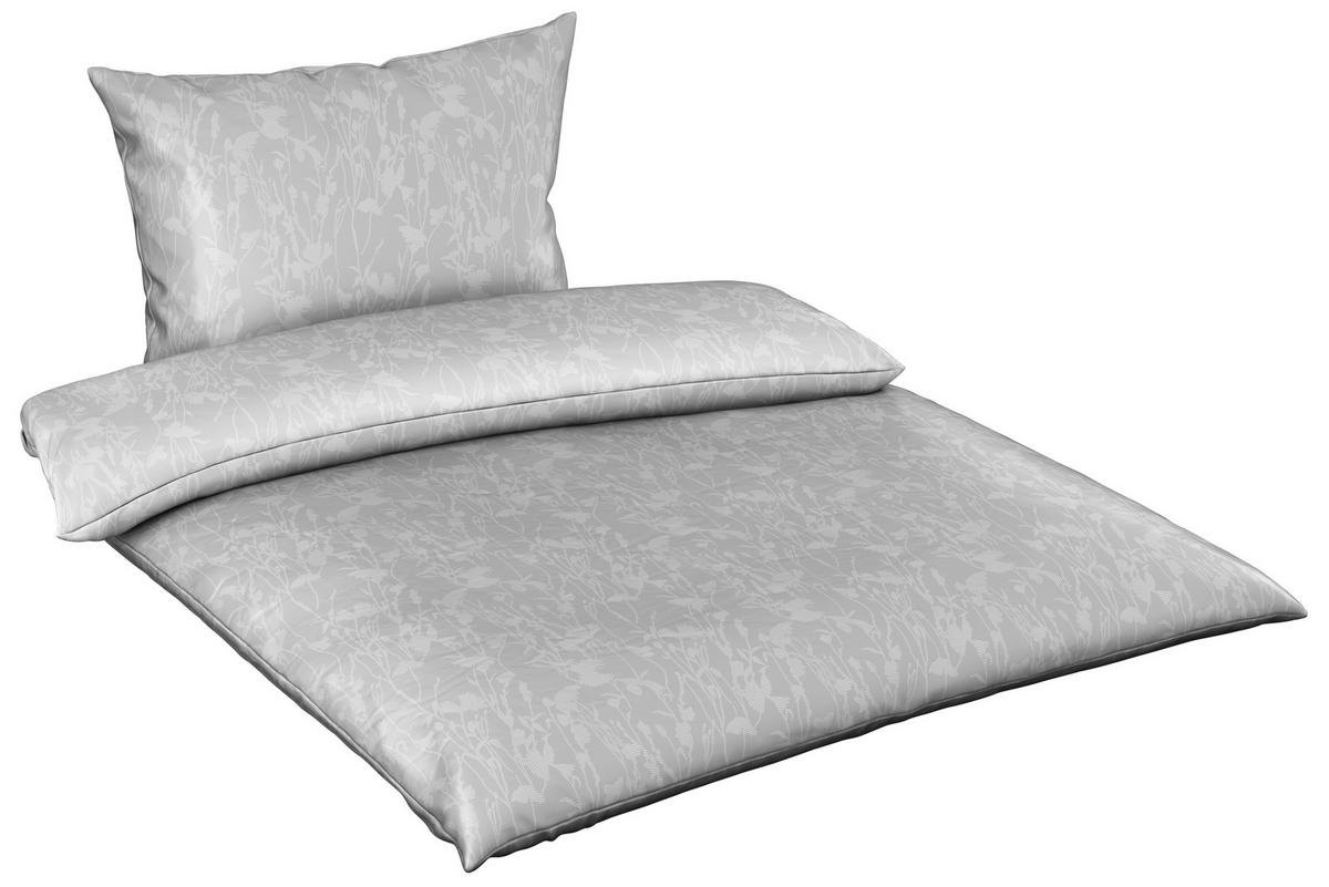 BETTWÄSCHESET Satin 200/210 cm  65 cm/100 cm  - Weiss, Konventionell, Textil (200/210cm) - Novel