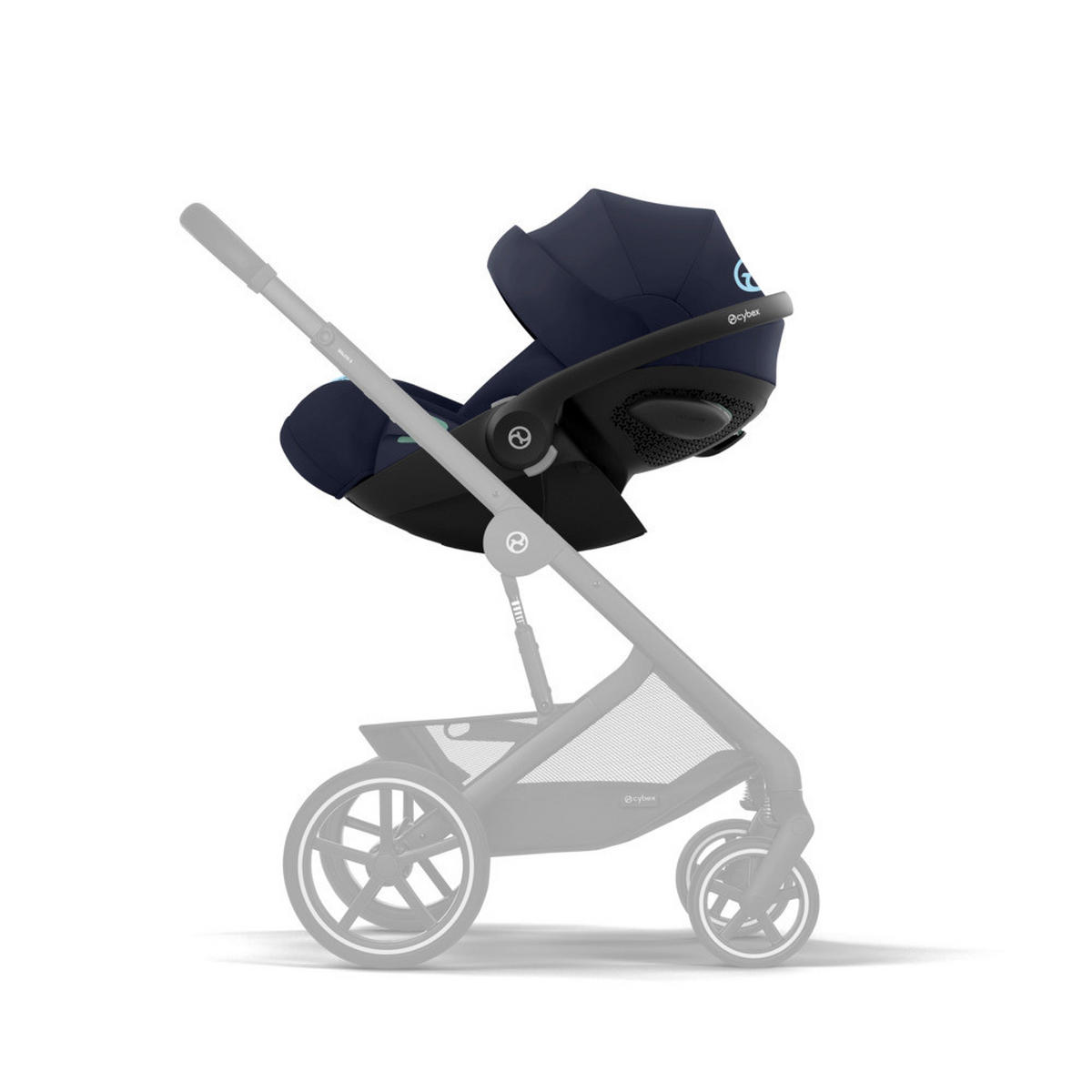 BABYSCHALE Cloud G i-Size Plus  - Dunkelblau, Basics, Kunststoff/Textil (72/43.5/59,5cm) - cybex GOLD