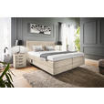 BOXSPRINGBETT 160/200 cm  in Naturfarben  - Naturfarben, KONVENTIONELL, Holz/Textil (160/200cm) - Dieter Knoll