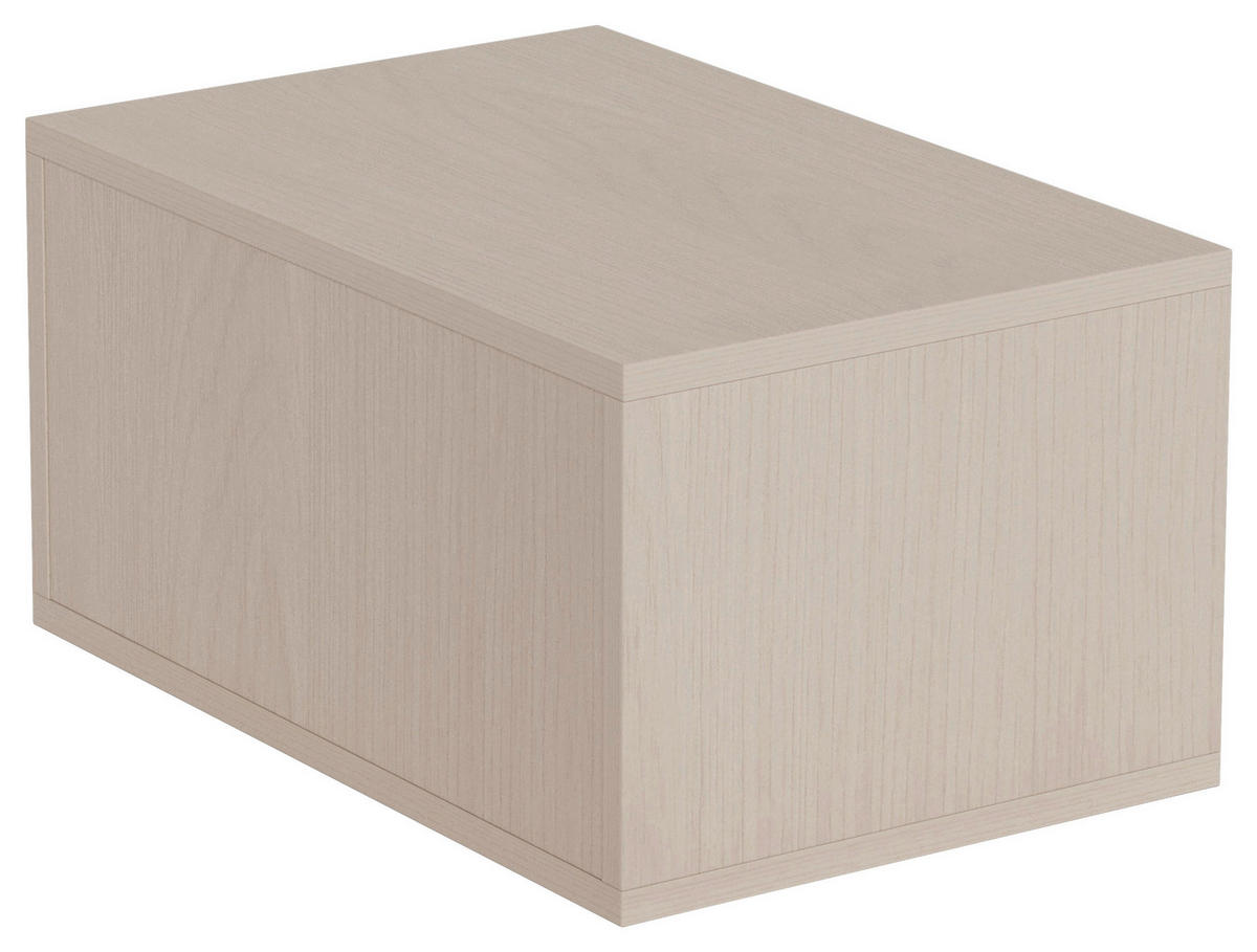 NACHTSCHRANK 46/23/30 cm  - Eiche grau, MODERN, Holzwerkstoff (46/23/30cm) - VanDerken
