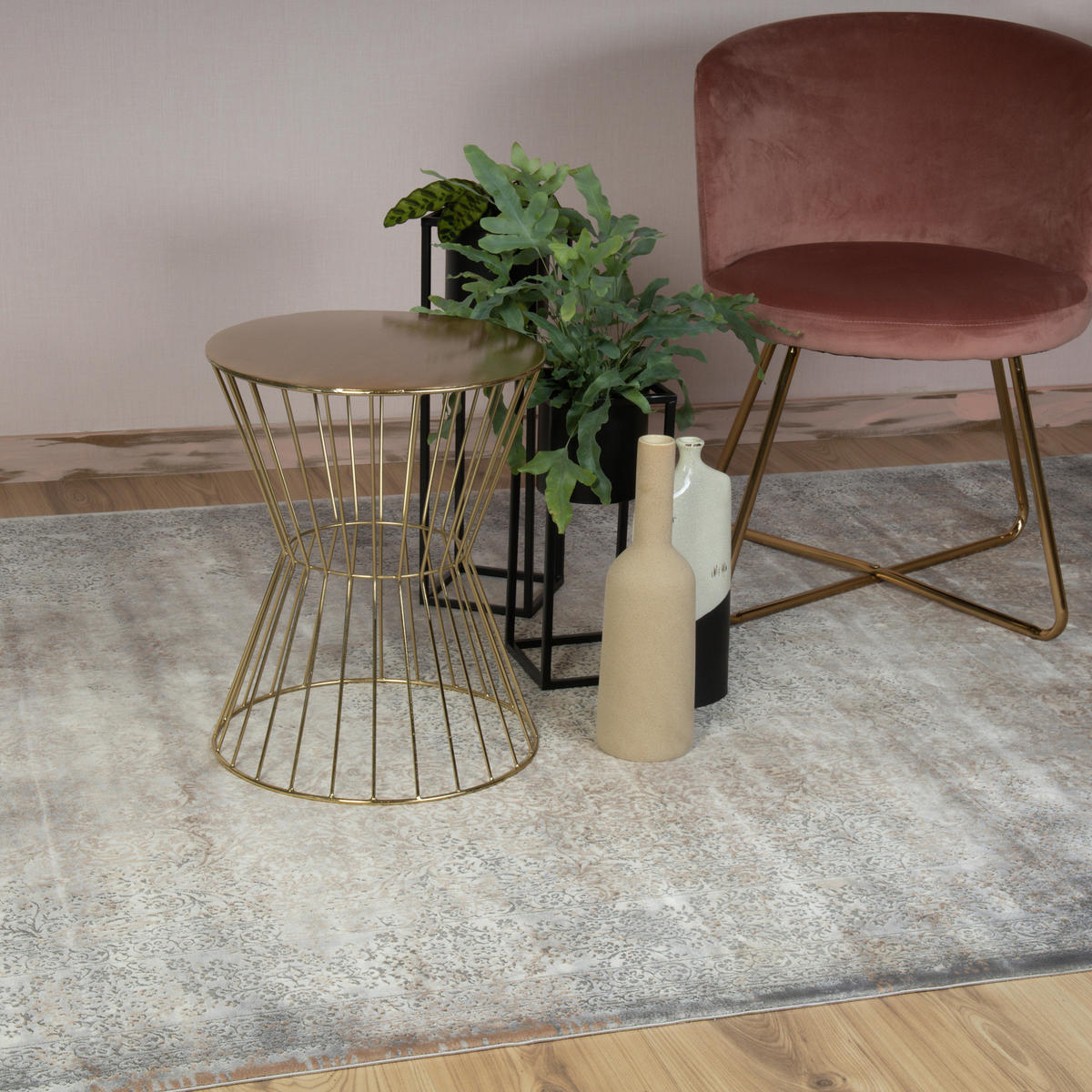WEBTEPPICH 160/230 cm My Jewel of Obsession Taupe  - Taupe, KONVENTIONELL, Textil (160/230cm) - Obsession
