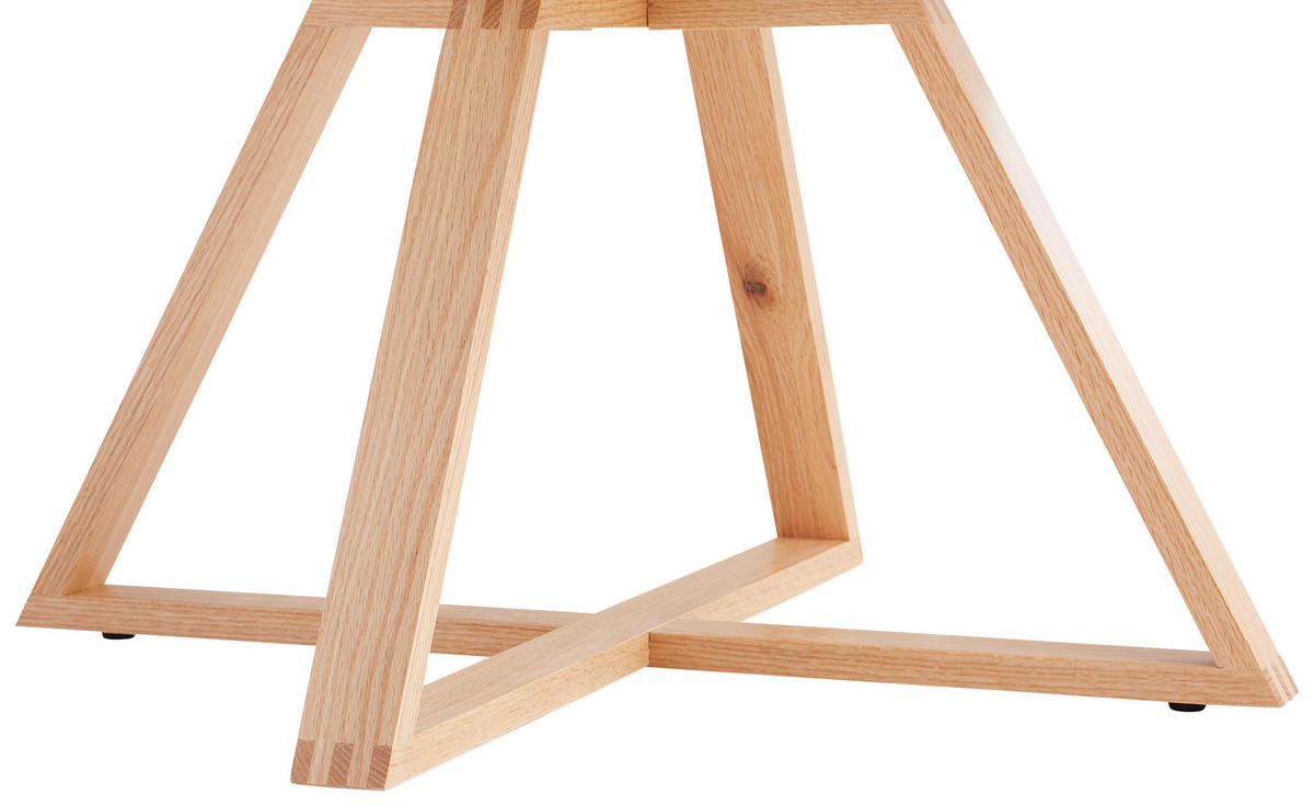 TABLE BASSE in Holz, Holzwerkstoff 80/80/39 cm  - couleur de chêne/blanc, Modern, bois/matériau de bois (80/80/39cm) - MID.YOU
