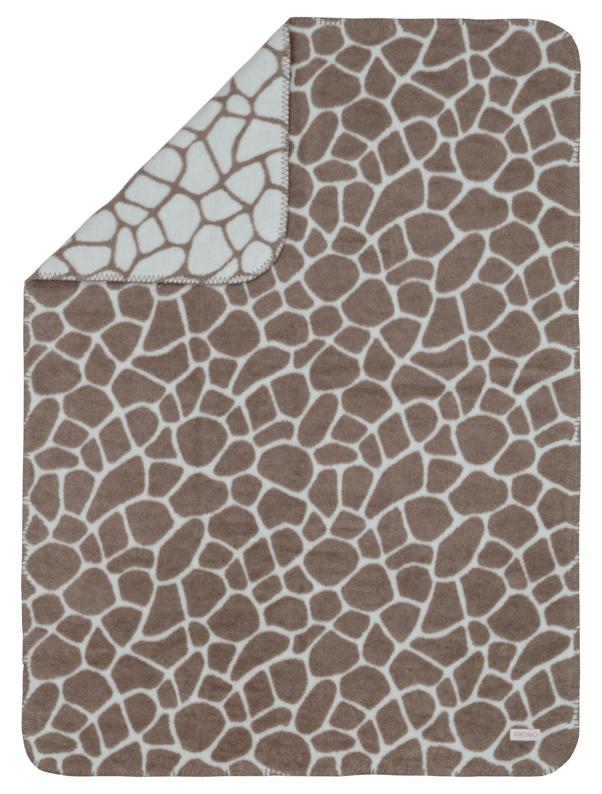 SCHMUSEDECKE  75/100 cm  - Taupe/Creme, Trend, Textil (75/100cm) - Patinio