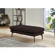 ECKSOFA in Echtleder Braun  180/310 cm  - Schwarz/Braun, Design, Leder/Metall (180/310cm) - Dieter Knoll