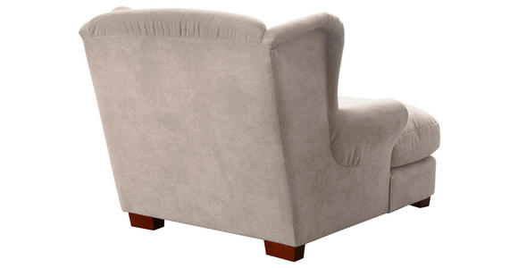 XXL-SESSEL - Creme, ROMANTIK / LANDHAUS, Holz/Textil (120/101/142cm) - Cantus