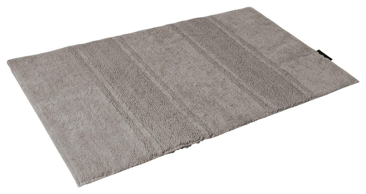 BADTEPPICH Grau, Hellgrau 90/60 cm  - Hellgrau/Grau, Basics, Textil (90/60cm) - Joop!